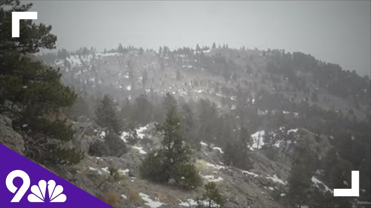 Snow falling in Denver on February, 11 - YouTube