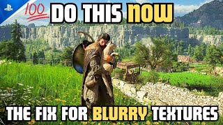 Fix Blur on Base ps5 for Crimson Desert
