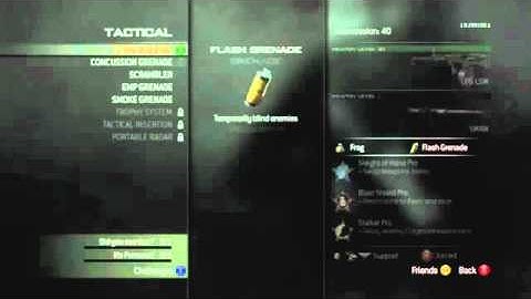 Modern Warfare 3, Create a Class! Main Menu!