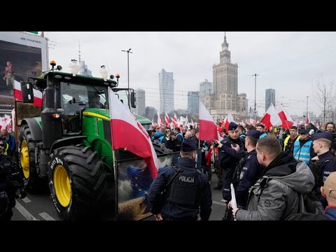 Блокпосты по всей стране. Города находятся в транспортной блокаде из-за забастовок в Польше