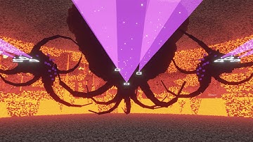 What happens if we spawn Wither Storm in the Nether Dimension ?