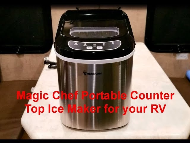 Magic Chef 27 lbs Portable Counter Top Ice Maker for your RV - Review and  Demonstration 