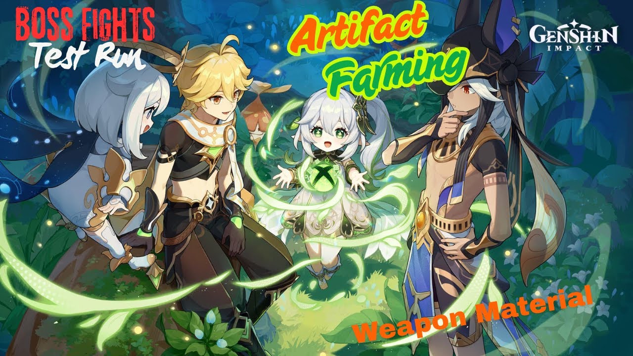 Boss Fight Madness! ⚔️ Character TestRun | Weapon Materials & Artifact Farming | Genshin Impact LIVE