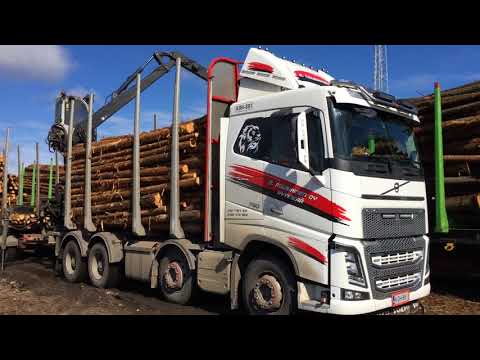 Logs logistics in Finland