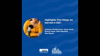 Highlights: Five things we learned in 2021 | Research for the Real World