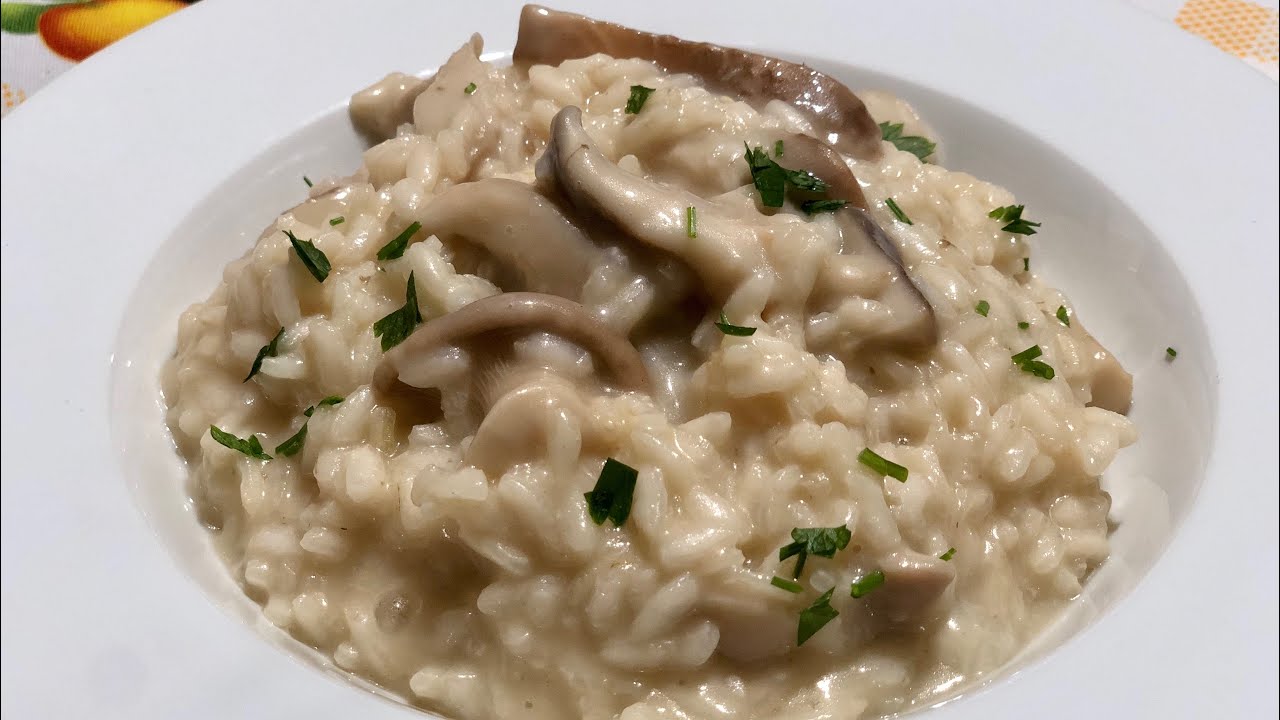 RISOTTO CON FUNGHI DI FERLA YouTube
