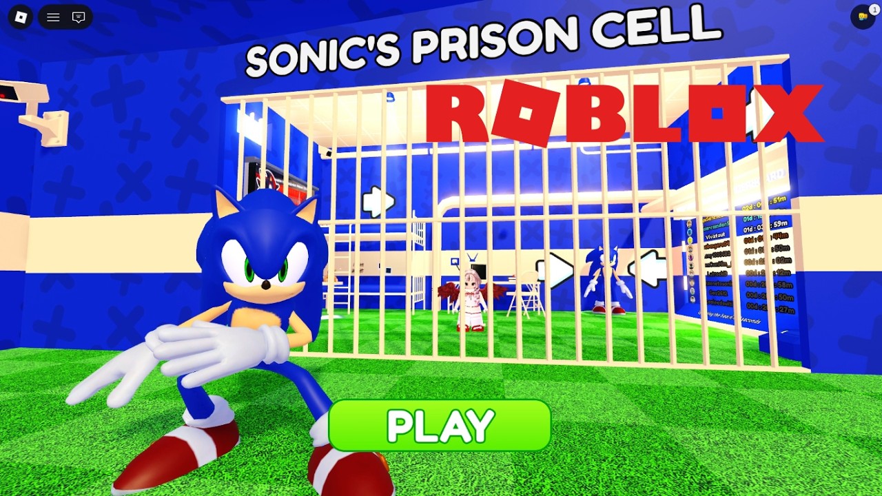Roblox Gameplay Walkthrough🧙‍♀️SONIC'S Prison Run (OBBY) #gamres #youtubevideo #obby