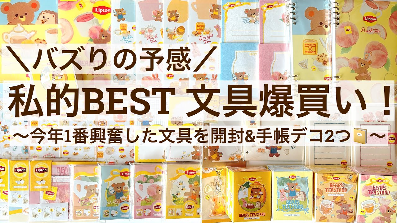 購入品・手帳デコ】バズりの予感！私的BEST文具を爆買い✨｜今年一番