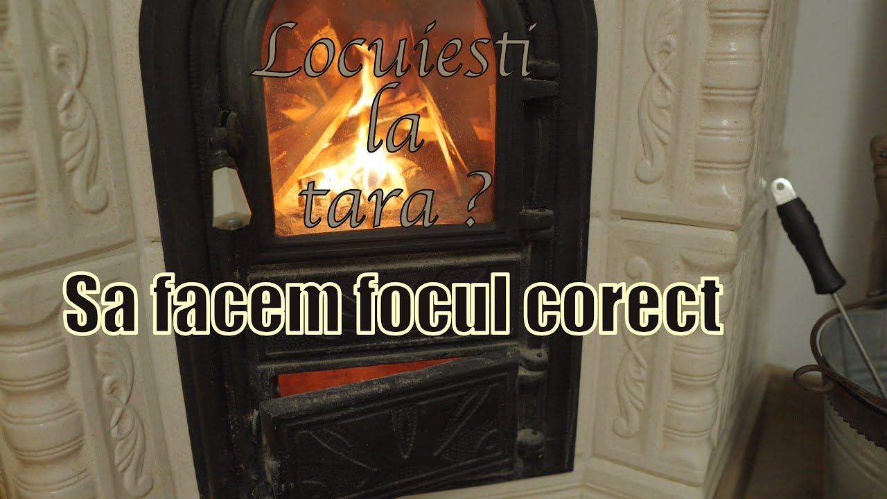 Cum faci focul în soba de teracota ...viața la tara
