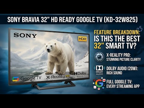 Sony BRAVIA 32 Inch HD Ready Smart Google TV Full Detailed Review