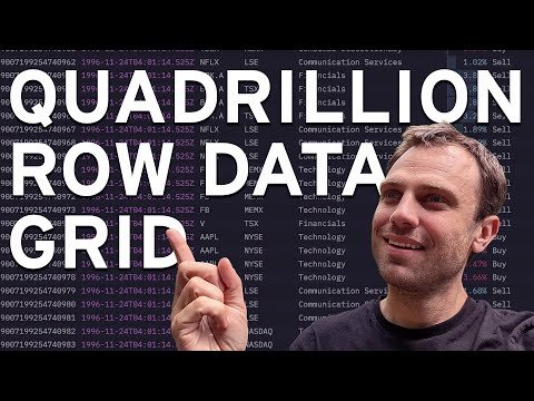 Deephaven's TypeScript Data Grid