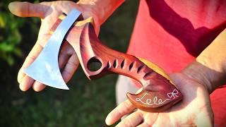 Crafting a Handmade Axe for a Friend in Italy 🇮🇹🇹🇭🪓🪓