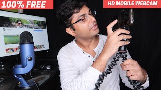 How to use Mobile Camera as HD WebCam with & without USB 100% FREE