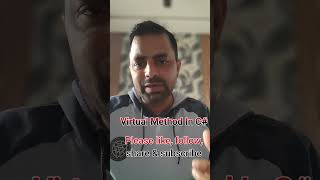 Virtual Method in C# Explained 🔥