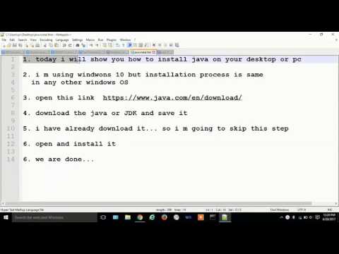 How to install java on windows and how to set path ( or fixing javac not a internal command problem