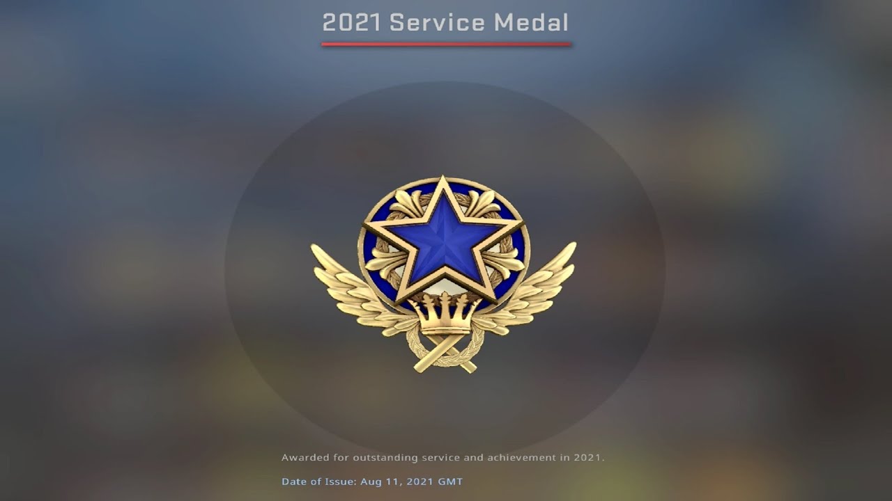 CS:GO - Getting Tier 3 2021 Service Medal (Blue)