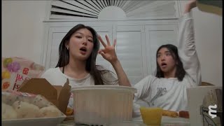 Katseye Yoonchae & Sophia Sang & Vibing To Drinks Or Coffee By Rosé