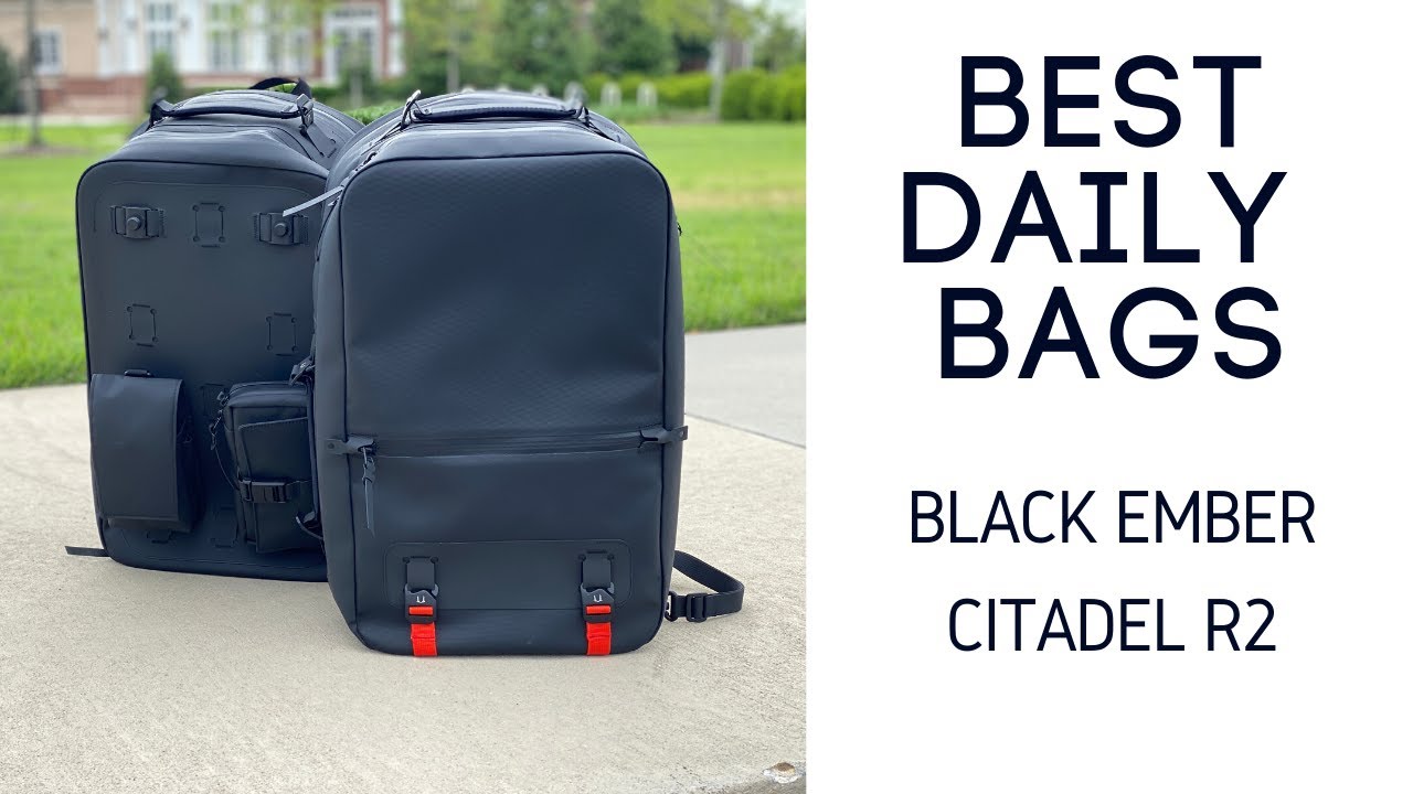 Best Daily / Tech Bags: Black Ember Citadel R2 Minimal and Modular  Backpack Review