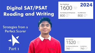 BOOST your Digital SAT/PSAT Reading and Writing Score (2024) | Tips and Tricks to Get a PERFECT 800