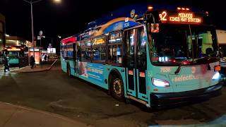 2018 New Flyer XD40 7636 (B2) & 7634 (B46 SBS) , 2010 Orion VII NG 4619 (B46) at Kings Plaza