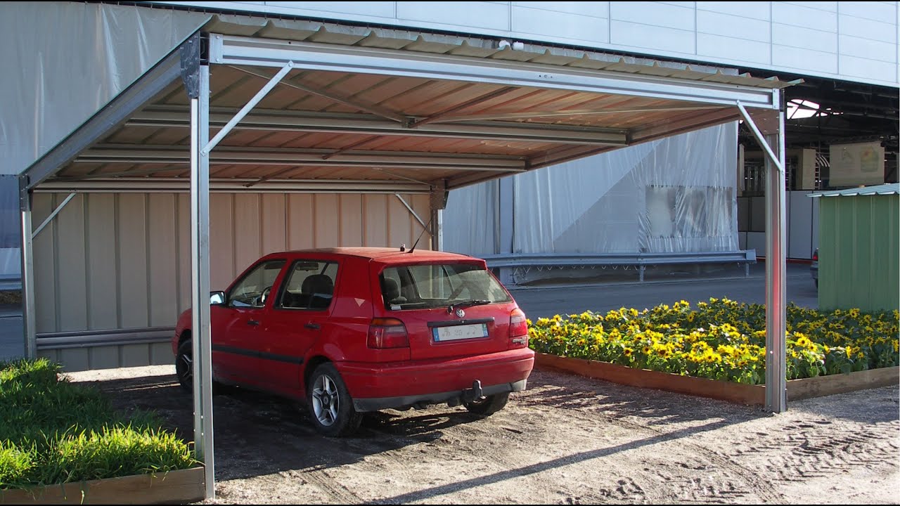 abri voiture, garage kit, carport, abri métallique