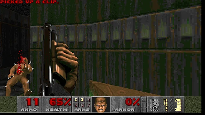 [TAS] Doom E1M1 UV-Max in 0:19.97