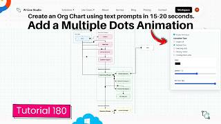 AI Line Studio Tutorial 180: Add Multiple Dot Animations to Org Charts