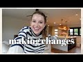 VLOG: house projects w mom + dad, a fall haul and making changes!