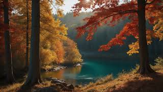 4K Fall Autumn Outdoors Scene  | TV Art  | No Sound | Free Wallpaper