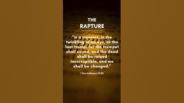 How FAST is the RAPTURE at the start of the END TIMES? 😲 | #shorts
