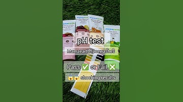 Mamaearth facewashes pH test #viral #ytshorts #phtest #mamaearth #viralvideo #shortvideo #shorts