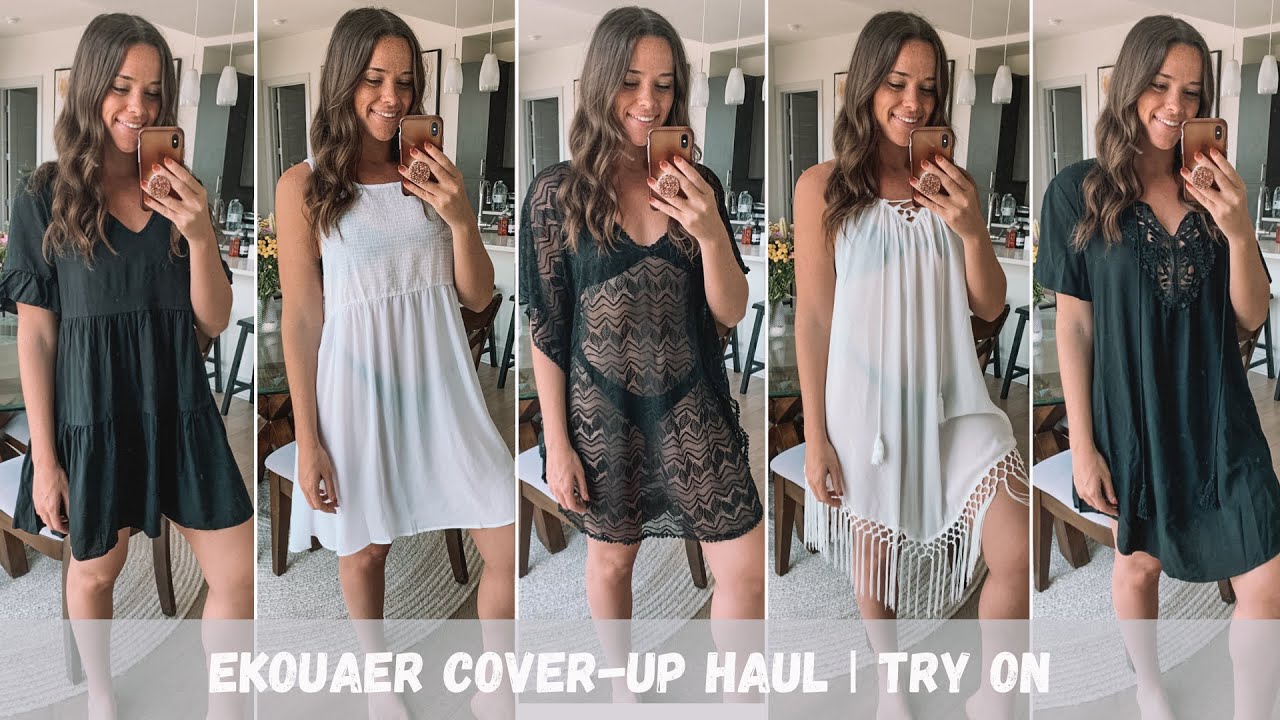 Ekouaer Haul Affordable Amazon CoverUps Review & Try On YouTube