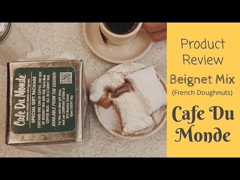 How to make Cafe Du Monde Beignet Mix  +  How to make Cafe Au Lait (NO MACHINE)