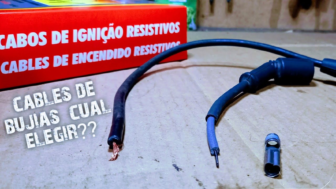CABLES de bujia RESISTIVOS O COMUNES ..cual uso?? - YouTube