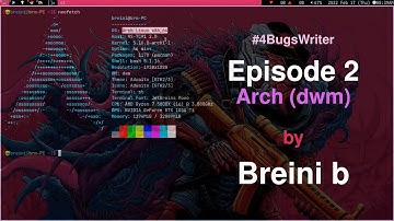ep2. Arch DWM Showcase by breini b | #4BugsWriter