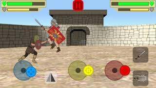 Medieval Warriors Arena - Roman legionary vs bandit - Android game screenshot 3