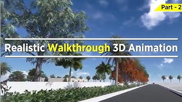 Realistic Walkthrough 3D Animation | Part - 2 | [Crazy MediaWorks]
