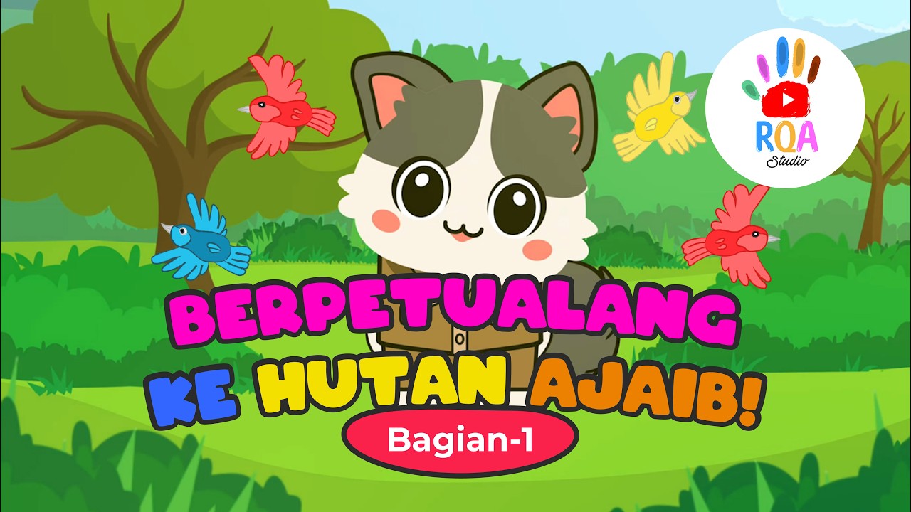 Petualangan Moci di Hutan Ajaib | Belajar Warna & Berhitung Bersama🐦✨