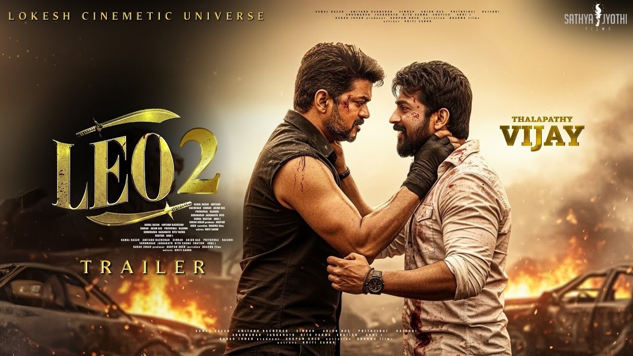 LEO 2 - First look Trailer | Thalapathy Vijay Last Movie | Suriya | Kamal Haasan,  Fahad Faasil 2025