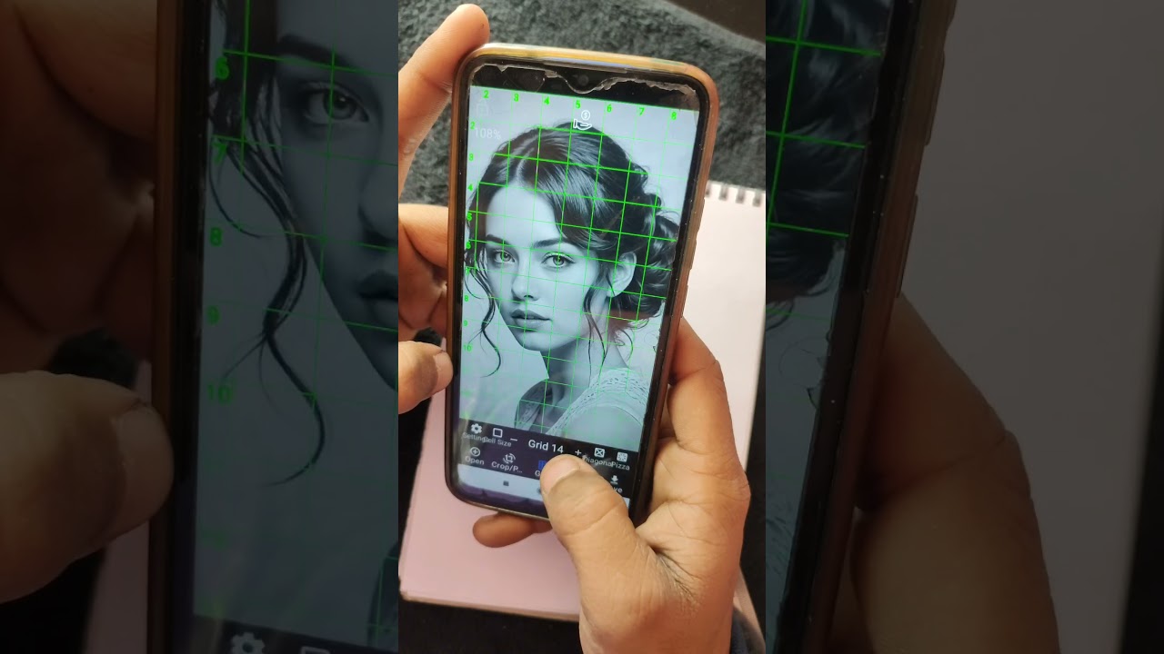 How to use grid line #sketch #shorts