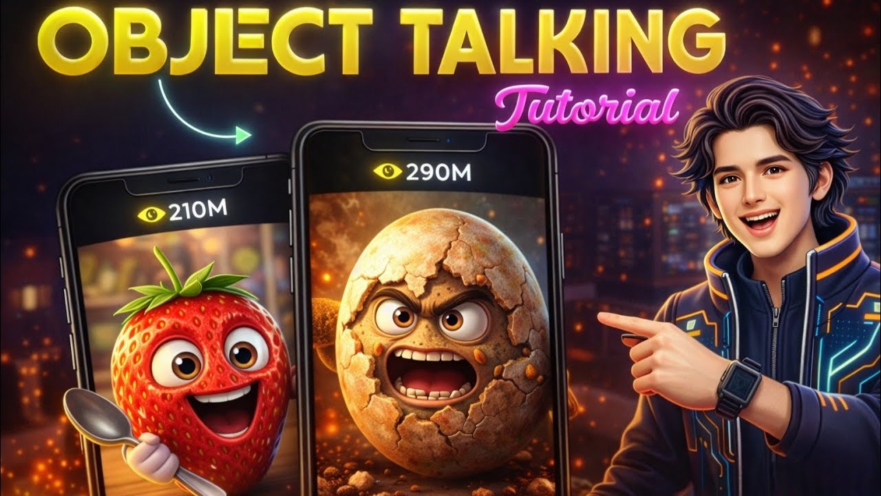 Object Talking AI 😱 | How to make Viral Object Talking Videos (Step by ...