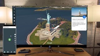 Google Earth on Shield Android TV with DroidMote screenshot 2