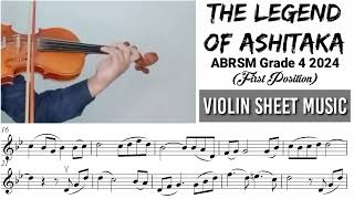 Free Sheet || The Legend Of Ashitaka - ABRSM Grade 4 2024 || Violin Sheet Music