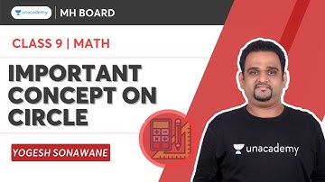 Important Concepts On Circle | SSC 9 | Math | Yogesh Sonawane