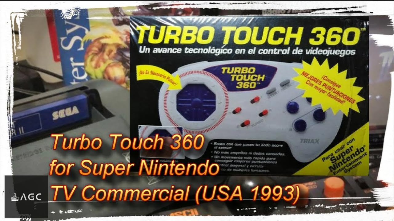 Game Archive - Turbo Touch 360 for Super Nintendo - TV Commercial USA 1993