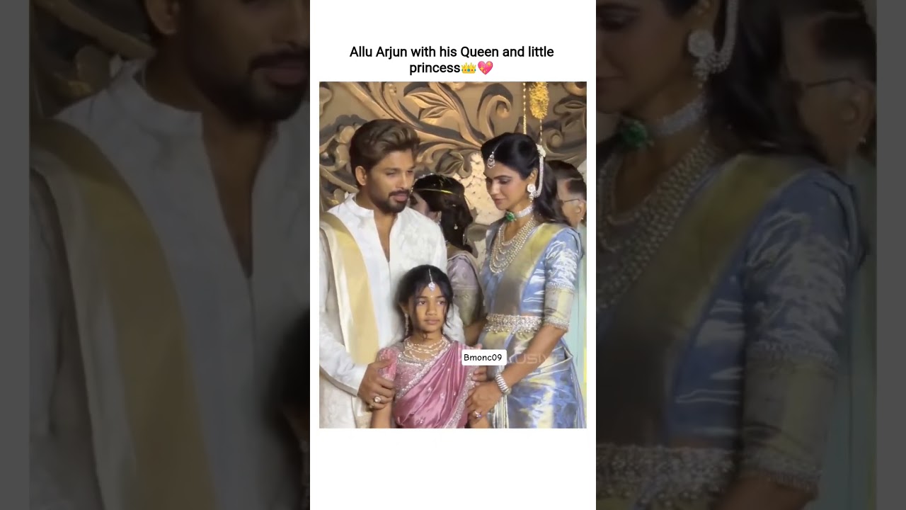 Alluarjun with queenandprincess#alluarjun#bollywoodviral#love#shortsfeed#viral#trending#mostpopular
