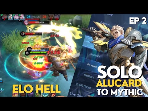 IS THIS ELO HELL? | ALUCARD SOLO ONLY TO MYTHIC Ep 2| Mobile Legends @iFlekzz