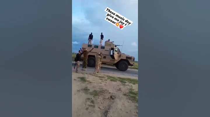 Nigerian solider testing their weapons and machine guns #nigeria #nigerianmilitarycruise,