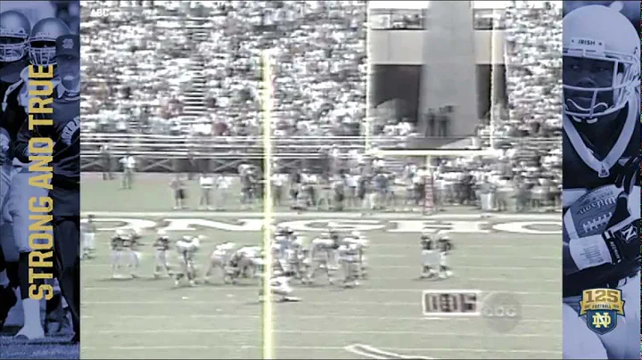 1996 vs. Texas - 125 Years of Notre Dame Football ...
