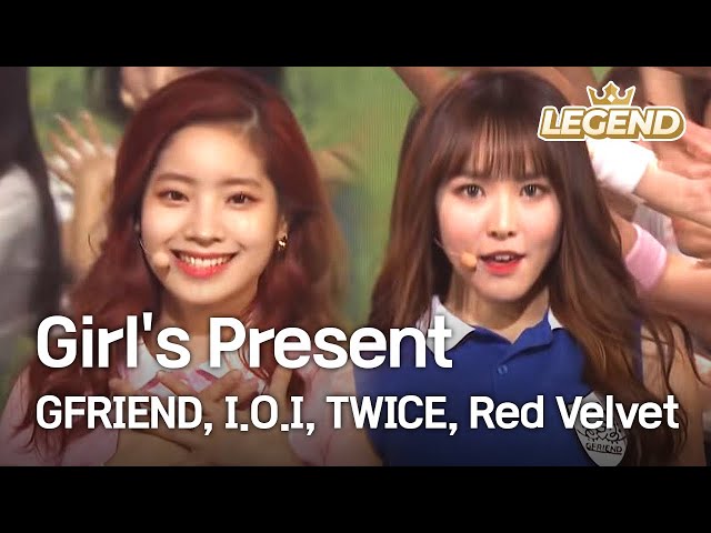 TWICE, Red Velvet, GFRIEND, I.O.I - Girl's Present class=